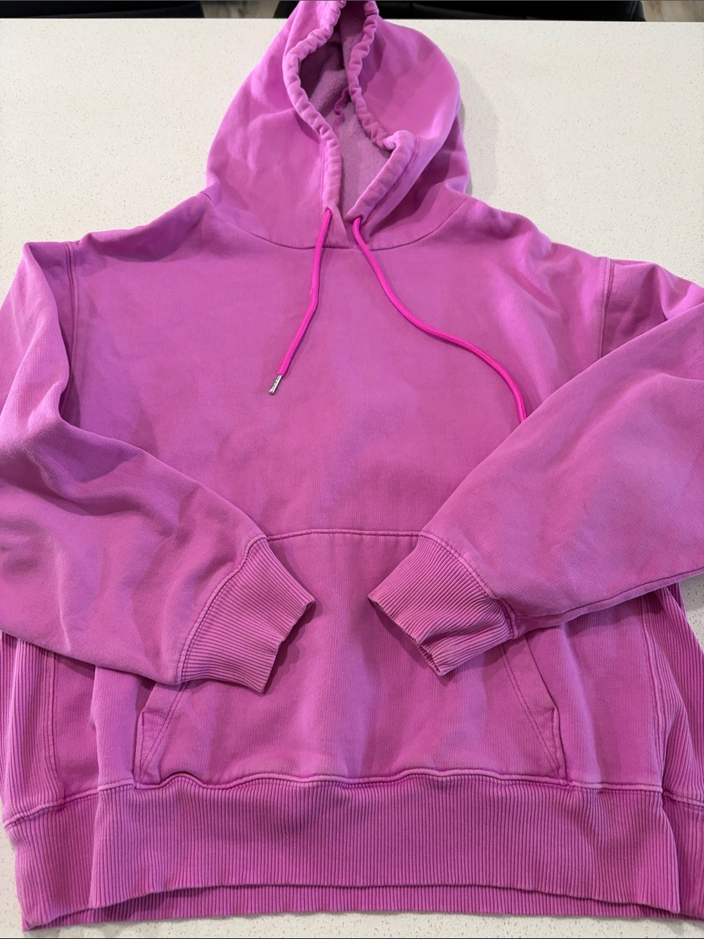 PINK Victoria's Secret Hot Pink Pullover Hoodie